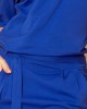 Рокля с паднало рамо в син цвят 249-1, Numoco, Миди рокли - Complex.bg