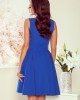 Елегантна миди рокля в син цвят 114-12, Numoco, Миди рокли - Complex.bg