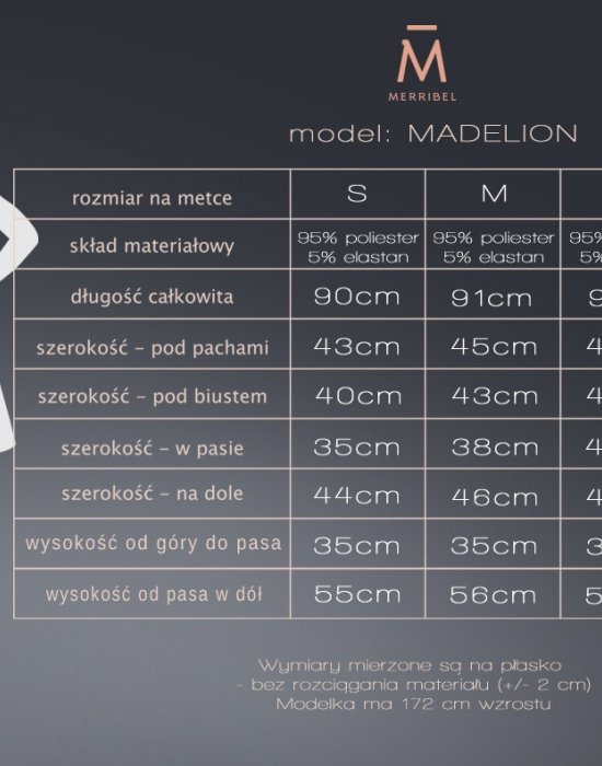 Къса рокля в тъмносин цвят Madelion, Merribel, Къси рокли - Complex.bg