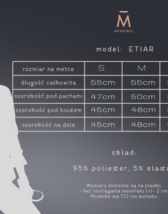 Ефирна дамска блуза с къс ръкав Etiar, Merribel, Блузи / Топове - Complex.bg