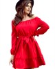 Елегантна рокля в червено 265-4, Numoco, Миди рокли - Complex.bg