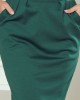 Елегантна миди рокля в зелен цвят 144-8, Numoco, Миди рокли - Complex.bg