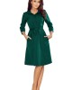 Елегантна рокля в зелен цвят 286-1, Numoco, Миди рокли - Complex.bg