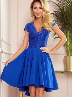 Официална рокля в син цвят 300-3