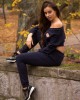 Купи Дамски спортен екип в тъмносин цвят Siment, Merribel, Връхни онлайн - Complex.bg Дамски спортен екип в тъмносин цвят Siment, Merribel, Връхни - Complex.bg