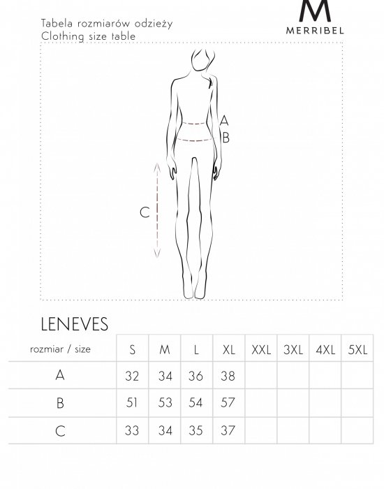 Комплект от две части в син цвят Leneves D05, Merribel, Блузи / Топове - Complex.bg