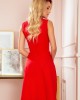 Елегантна рокля в червен цвят 338-1, Numoco, Миди рокли - Complex.bg