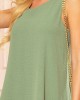 Елегантна рокля в цвят маслина 296-6, Numoco, Миди рокли - Complex.bg