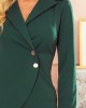 Елегантна рокля в зелен цвят 340-1, Numoco, Миди рокли - Complex.bg