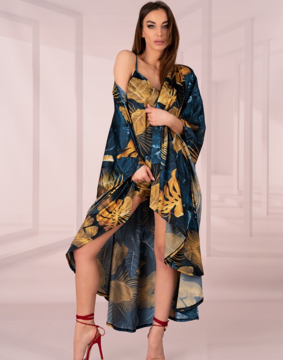 Сатенена дамска пижама Damen Aquareel, LivCo Corsetti Fashion, Пижами - Complex.bg