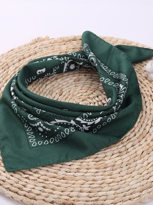 Кърпа за глава бандана Bandana в маслено зелен цвят