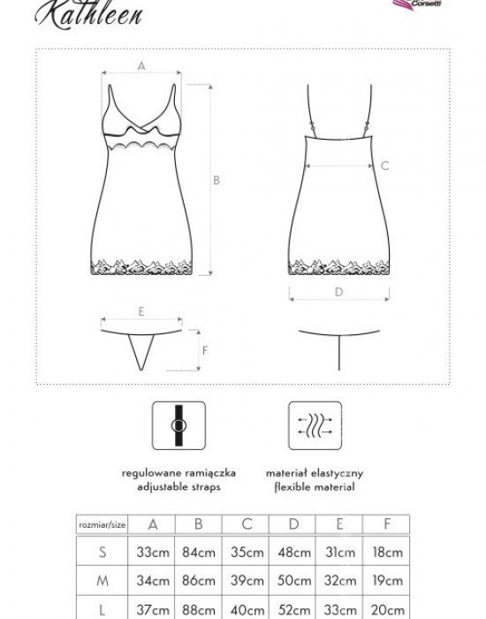 Купи Секси копринена нощница с прашки Kathleen, LivCo Corsetti Fashion, Нощници онлайн - Complex.bg Секси копринена нощница с прашки Kathleen, LivCo Corsetti Fashion, Нощници - Complex.bg