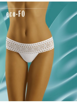 Дантелени бели прашки тип боксерки Eco-Fo