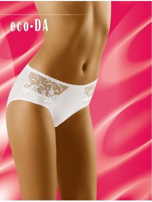 Бикини с висока талия в бяло Eco Da