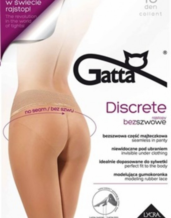 Чорапогащник в бежов цвят Discrete Beige 15 DEN, Gatta, Чорапогащи - Complex.bg