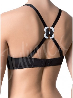 Скоби за презрамки за сутиен в бял цвят BA-13