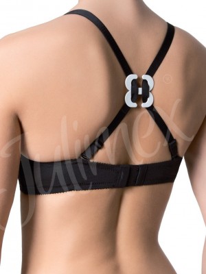 Скоби за презрамки за сутиен в бял цвят BA-13