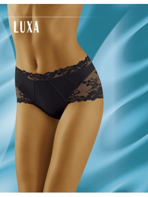 Бикини с дантела в черен цвят Luxa