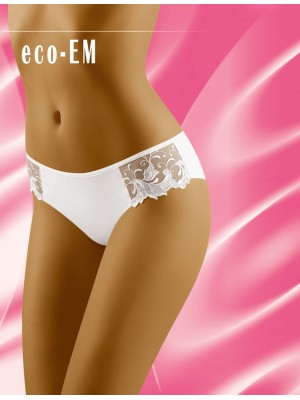 Гладки бикини в бяло Eco-Em