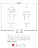 Комплект от три части в червен цвят 838-SEG-3, Obsessive, Комплекти - Complex.bg