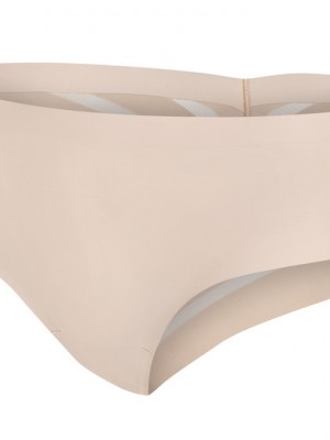 Безшевни бикини в бежов цвят