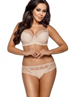 Полуподплатен сутиен за голям бюст в бежово Ava 1030 Maxi