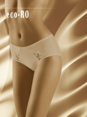 Гладки бежови бикини Eco Ro