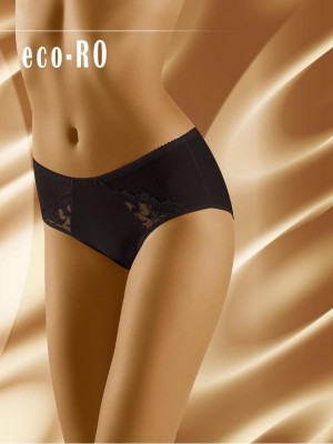 Гладки черни бикини Eco Ro