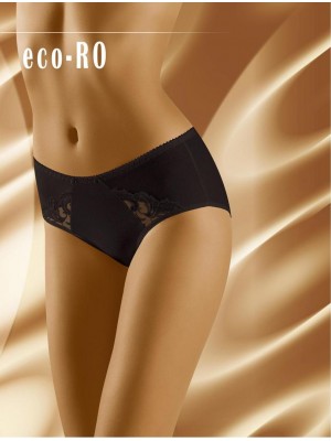 Гладки черни бикини Eco Ro