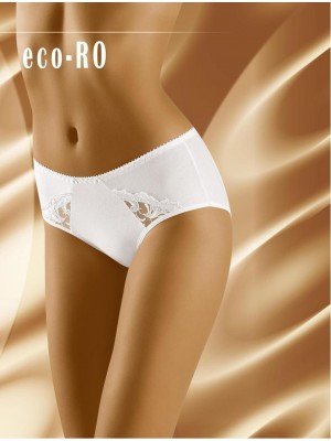 Гладки бикини в бял цвят Eco Ro