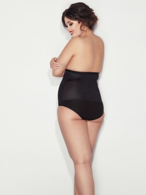 Моделиращи бикини с висока талия в черно Iga Intense