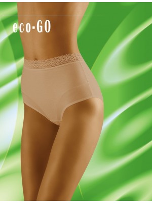 Бежови бикини с висока талия Eco-Go Бежови бикини с висока талия Eco-Go