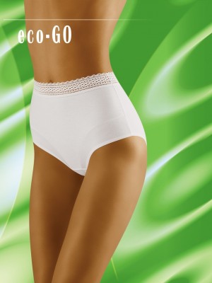 Бели бикини с висока талия Eco-Go