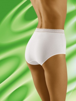 Бели бикини с висока талия Eco-Go