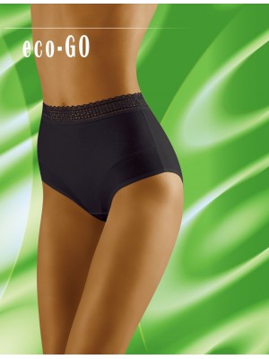 Черни бикини с висока талия Eco-Go