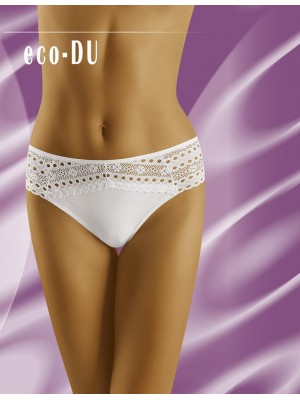 Дантелени бели бикини Eco Du