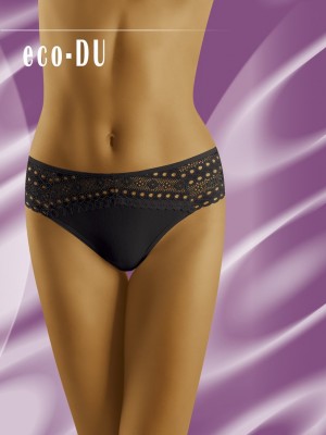 Дантелени черни бикини Eco Du