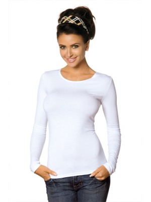 Дамска блуза в бял цвят