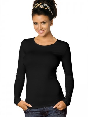 Дамска блуза в черен цвят