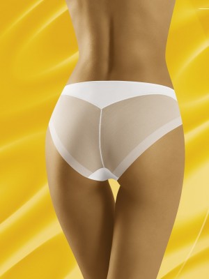 Гладки бикини в бял цвят Eywa