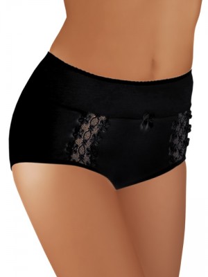 Черни бикини с висока талия в големи размери BBL005