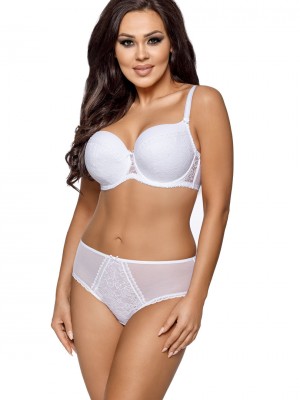Сутиен с подплатени чашки в бял цвят 1397