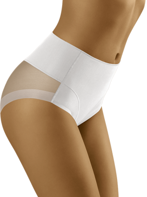 Бикини с висока талия в бял цвят Uniqa