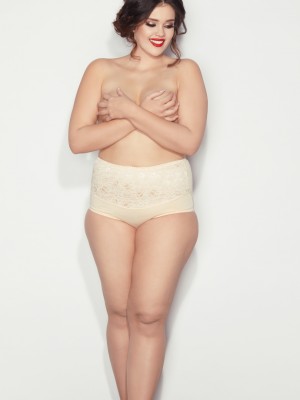 Моделиращи макси бикини в черно Ala 6XL-9XL