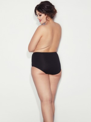 Моделиращи макси бикини в черно Ala 6XL-9XL