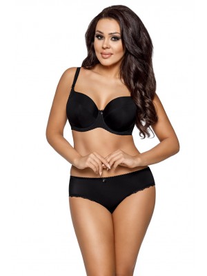 Сутиен с подплатени чашки в черно 1263 