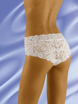 Дантелени дамски боксерки в черен цвят Nova