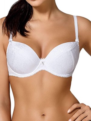 Бял сутиен с повдигащ ефект AV 1742
