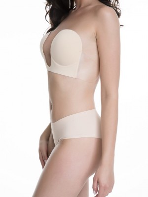 Силиконов сутиен в бежов цвят Vibra
