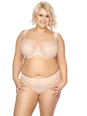 Бежов сутиен с мека чашка SAMIRA 874 MAXI